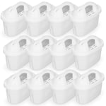 12 x Compatible MAXTRA PRO All-in-1 Water Filter Cartridge For Brita Jugs Kettle