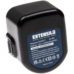 Extensilo - Batterie compatible avec Dewalt DC743KA, DC743KB, DC745KA, DC745KB, DC756KA, DC756KB outil électrique (3300 mAh, NiMH, 12 v)