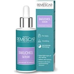 Remescar Bakuchiol Serum 30ml - Reduces Wrinkles and Fine Lines - Protects From Environmental Stressors - Anti Aging Facial Serum - Refines Skin Texture, Reduce Wrinkles