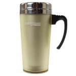 Thermos ThermoCafe 420ml Old Chalk Soft Touch Double Walled Thermal Travel Mug
