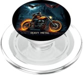 Heavy Metal Thrash Hard Rock Horreur Rocker Tenue moto PopSockets PopGrip pour MagSafe