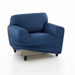 SOFAKOVER® Housse pour canapé Pocket Super élastique, Housse de canapé 1 Place, au Design Exclusif, Respirante, Confortable et Durable, Facile à Installer, 70 à 110 cm, Bleu