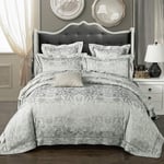 Duvet Covers Full Queen Size Comforter Set Bedding Set King Size Silk Gold Double Duvet Covers Set Bedding Set King Size Grey Double Duvet Covers Set Silk Cotton Double Bed Twin Satin Jacquard 6pcs