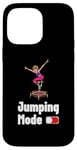 Coque pour iPhone 14 Pro Max Jumpstyle Trampoline Jumpstyle de saut pour club de sport