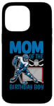 Coque pour iPhone 14 Pro Max Hockey Mom Of The Birthday Boy Hockey Family Matching gift