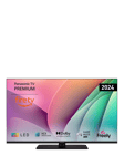 Panasonic TV-43W80AEY (2024) LED HDR 4K Ultra HD Smart Fire TV, 43 inch with Freely & Dolby Atmos, Black