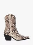 Dune Pardner 2 Leather Western Boots, Reptile