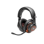 JBL Quantum ONE Over-Ear USB Wired Professional Gaming Headset with Head Tracking-Enhanced QuantumSPHERE 360 Technology, PC, Playstation and Xbox Compatible, in Black