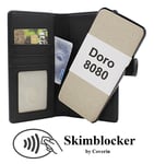 Skimblocker Doro 8080 Magnet Plånboksfodral (Svart)