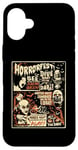 iPhone 16 Plus Vintage Horrorfest Halloween Movie Poster Old Time Horror Case