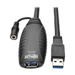 TRIPP LITE 15M USB 3.0 Active Superspeed Extension Repeater Cable USB-A M/F - USB-forlengelseskabel - USB-type A til USB-type A - 15 m