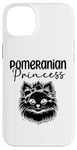 Coque pour iPhone 14 Plus Poméranie Princesse Poméraniens Pom Dog