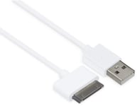 APPLE 30-PIN USB CHARGER - 1 METER - WHITE