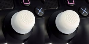 Lot De 2 Manettes Analogiques Antidérapantes En Relief Pour Manette Ps4 Ps3 Xbox 360 Et Xbox One Blanc