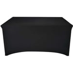 Housse nappe pour table pliante - Werkapro - 180cm - Noir