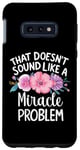 Galaxy S10e MIRACLE Personalized Cute Flower Girls MIRACLE Name Case