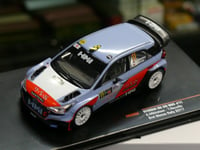 1/43 : HYUNDAI NG i20 WRC N° 11 - 2ème MONZA RALLY 2017 MIKKELSEN / NEUVILLE IXO