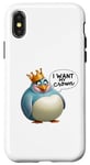 Coque pour iPhone X/XS Costume incroyable de pingouin pour les fans de l'Arctique