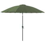 Parasol terrasse en fibre de verre Pagode 300 cm Kaki