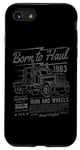 Coque pour iPhone SE (2020) / 7 / 8 Born to Haul Semi-Truck Semi-remorque Driver Design