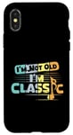 iPhone X/XS I´m Classic Not Old Musicians Retro Case