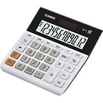 Casio Desktop Calculator MH-12 12 Digit Display White