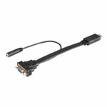 Câble convertisseur HDMI vers VGA + jack 3,5 mm - Akasa