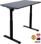 Lyft/Sänkbart Bord Sun-Flex Easydesk Elite, Elektriskt, 120 X 60 Cm, Svart