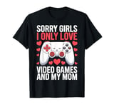 Valentine's Day Shirts Video Games Heart Valentines Day Kids T-Shirt