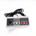 Manette De Jeu Nes Pour Ordinateur Avec Câble Usb Couleur Gris (Produit En Stock) Pour Jeux Pc Type De Manette De Jeu