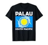 Flag of Palau South Pacific Bull Shark T-Shirt