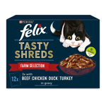 Felix Tasty Shreds Cat Food Farm Selection In Gravy