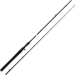 Savage Gear SG2 Vertical Specialist BC Rod, Cannes à Pêche, Cannes à Pêche Spinning, Predator, Brochet, Perche, Truite, Sandre, Unisex, Noir, 1,98 m, 20-35 g