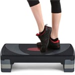 Stepper Aerobic Step de Fitness Hauteur Ajustable (10,5 cm/15 cm/20 cm) 3 niveau