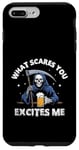 Coque pour iPhone 7 Plus/8 Plus Ce qui t'effraie m'excite Grim Reaper Halloween