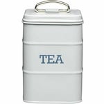 Kitchen Craft 'Living Nostalgia' Vintage Design Metal Tea Canister - Grey