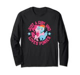 My Little Pony: Friendship Is Magic Girl Who Loves Ponies Long Sleeve T-Shirt