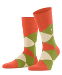 Burlington Men's Clyde M SO Cotton Patterned 1 Pair Socks, Red (Red Desert 8910) new - eco-friendly, 11-14