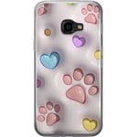 Samsung Galaxy Xcover 4 Transparent Mobilskal Fluffiga Tassar