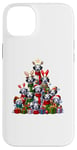 Coque pour iPhone 14 Plus Christmas Tree Dalmatian Dalmatians Dal Dally Dog