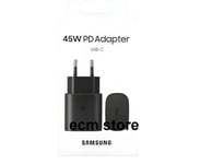 Samsung Adaptateur Secteur Type-C 45W Noir PD Adaptateur /EBTS