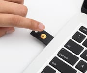 Yubico USB auth. Security Key NFC  FIDO2 U2F  USB-A  Black  50 pcs.