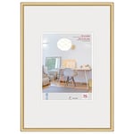 walther design Cadre photo walther design doré 50 x 70 cm avec verre d’art, cadre en plastique New Lifestyle KVX070G, Or