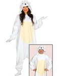 Isbjørn Kigurumi Unisex Kostyme