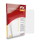 atFoliX 3x Film Protection d'écran pour SPC Smart 3 mat&antichoc