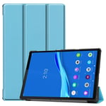 Lenovo Tab M10 Plus / Tab M10 FHD Plus - Tri-Fold læder cover - Lyseblå