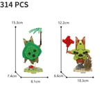 MOC Legend of Zelda Korok and Yahaha Building Block Set Game Action Figure Model