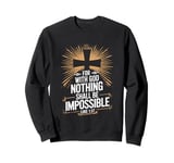 Nothing is Impossible with God Christian Sweatshirt