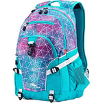 High Sierra Sac à dos unisexe Loop Daypack (1 pièce), Paillettes facettes/merle bleu/blanc, taille unique