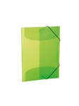 HERMA Elasticated folder A3 PP translucent light green